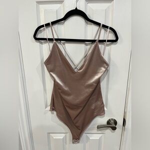 Dynamite Suede Bodysuit